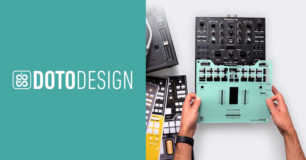 ギアに個性を。Doto DesignのDJ機材用スキンがおしゃれ