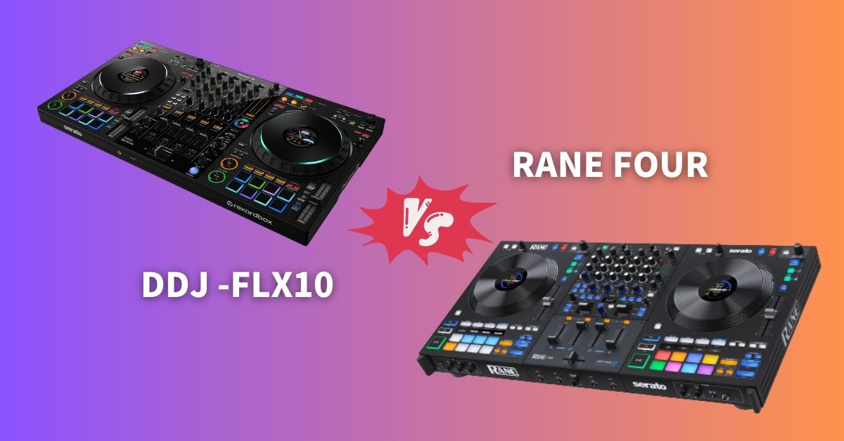 DDJ-FLX10とRANE FOURを比較。ハイエンドDJコントーラーの大本命対決