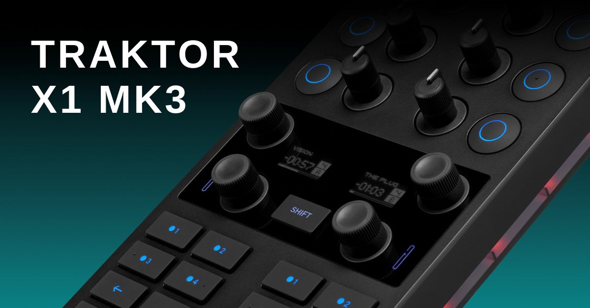 Traktor X1 MK3登場。Native Instrumentsより新世代のDJコントローラー