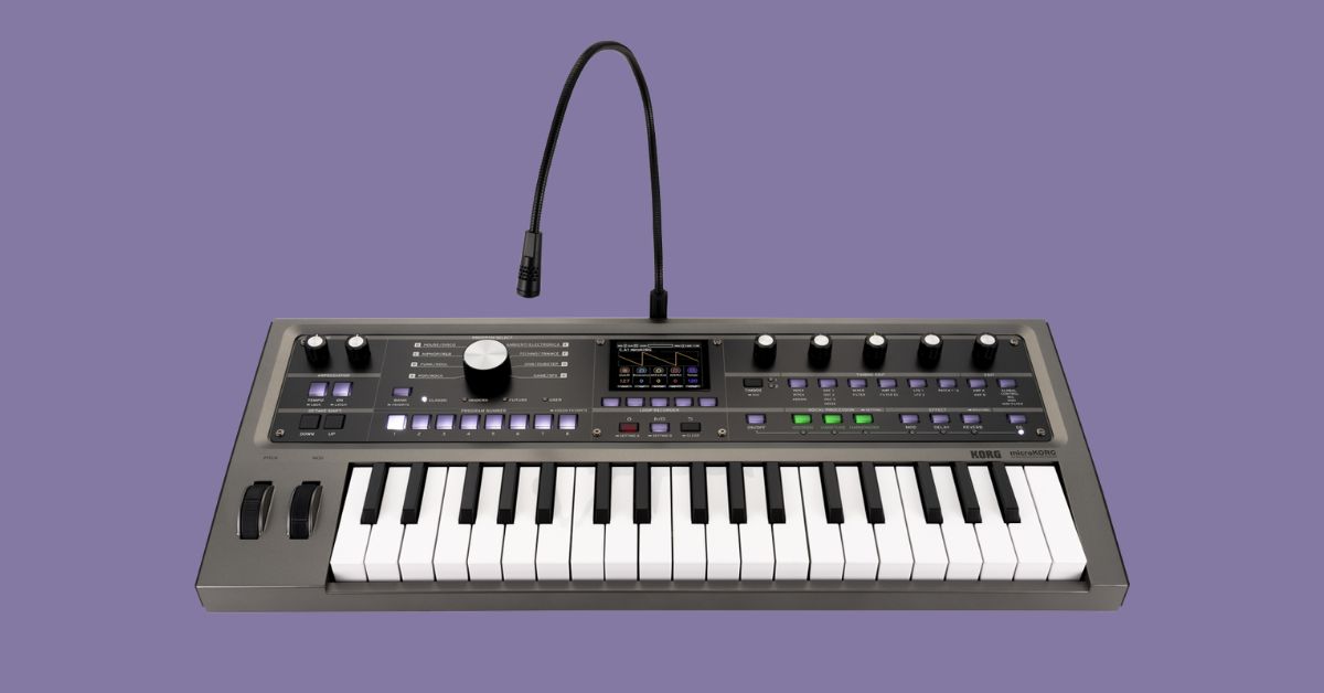 新世代「microKORG」登場。小型シンセサイザーの名機がさらなる進化を遂げてデビュー