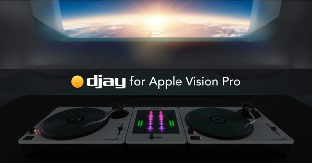 AlgoriddimがApple Vision Pro用のdjayを発表。バーチャル空間でのDJ体験が新次元へ