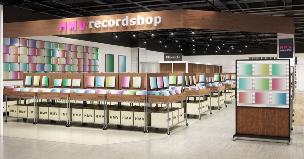 レコード専門店「HMV record shop」の関西初店舗が心斎橋オーパに2024年3月8日オープン