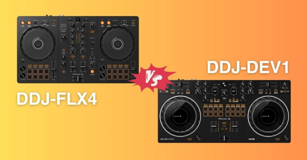 DDJ-FLX4とDDJ-REV1を徹底比較。Pioneer DJのビギナー向けコントローラーはどっちを選ぶべき？