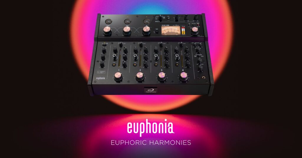 AlphaThetaよりロータリーミキサー「euphonia」が登場。Rupert Neve Designs社との共同設計で実現した未体験サウンド