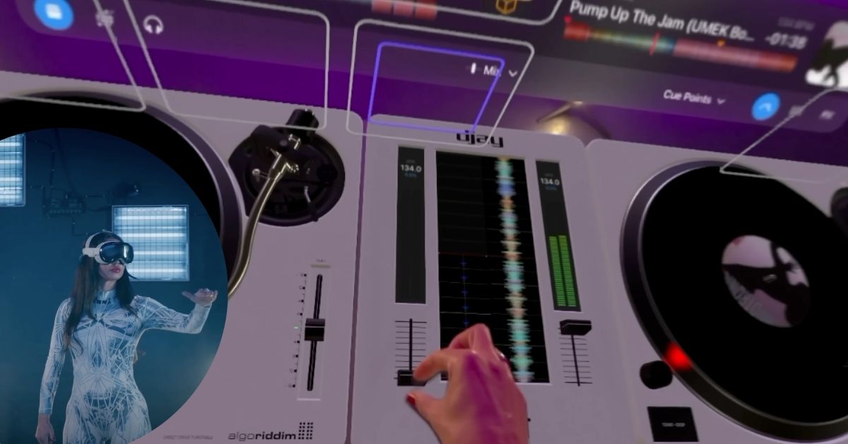 世界初の空間DJセットのビデオが公開。Juicy Mによるdjay for Apple Vision Proを使用した未来のDJプレイ