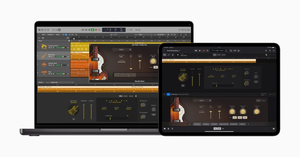 AI機能が追加された新しいLogic Proが発表。iPadとMac用が5月13日から提供開始
