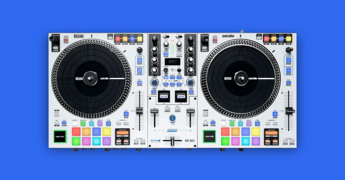 RANE ONE MKII登場。RANE ONEからさらに進化したモーター駆動プラッター搭載DJコントローラー