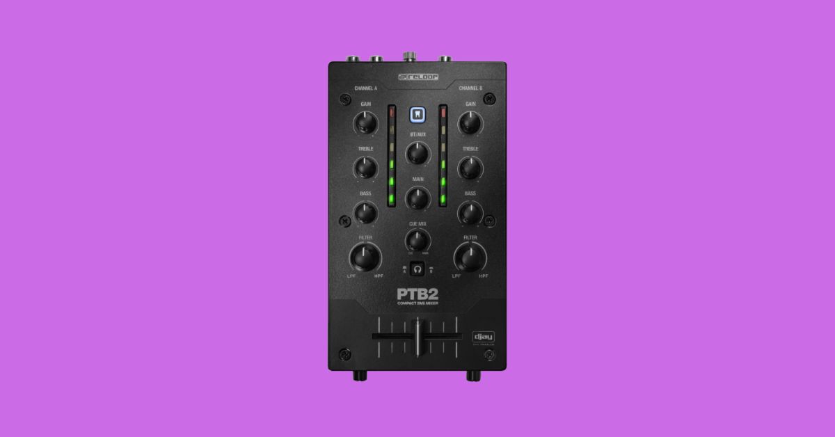 ReloopからBluetooth＆USB-C対応ミキサー「PTB-2」が登場。djay Pro DVSにも対応