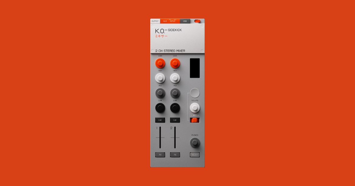teenage engineeringから多機能DJミキサー「EP-136 K.O. sidekick」がデビュー!