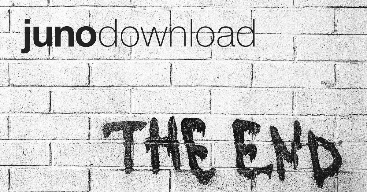 老舗デジタル音楽配信「Juno Download」が20年の歴史に幕、突然のサービス終了